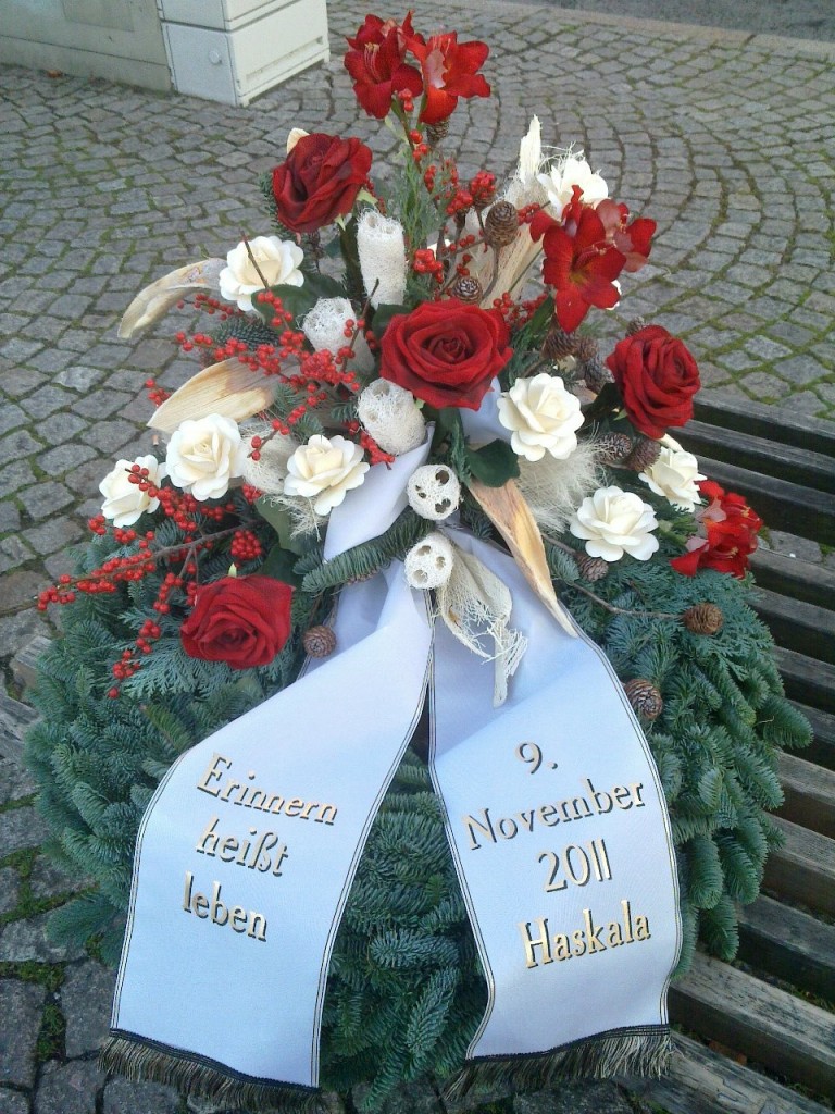 Gedenken an die Opfer der Reichspogromnacht in Saalfeld