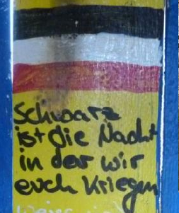 Neonazistische Schmierereien/Graffitis in Saalfeld und Thüringen