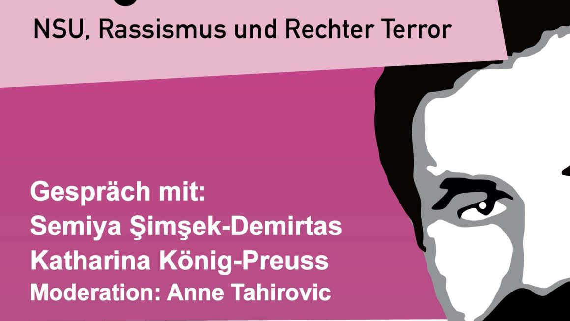 10 Jahre nach der Selbstenttarnung  des NSU – Veranstaltung mit Semiya Şimşek-Demirtas in Eisenach