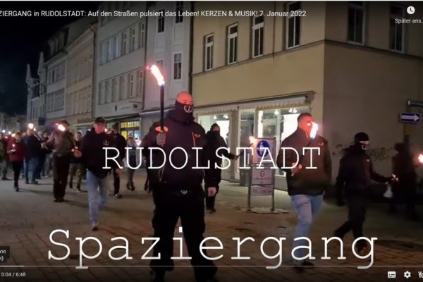 Auch in Saalfeld-Rudolstadt: Coronaproteste unter der Führung von organisierten Nazis
