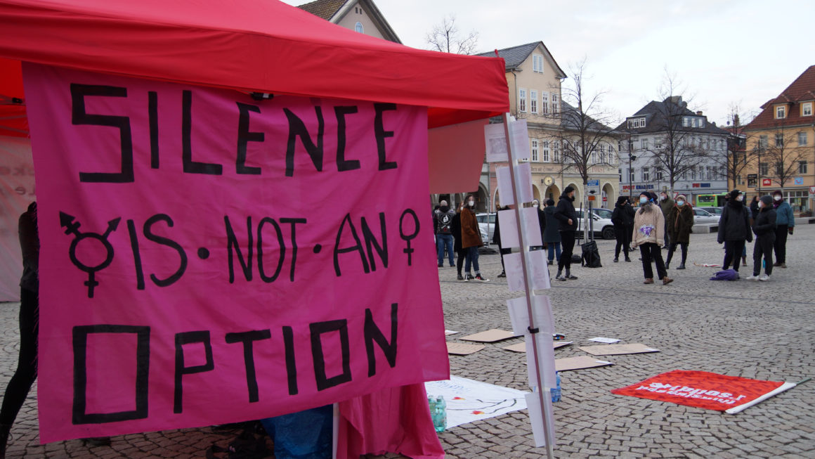 Nicht einschüchtern oder verunsichern lassen – für eine vielfältige Gesellschaft in Gotha demonstrieren