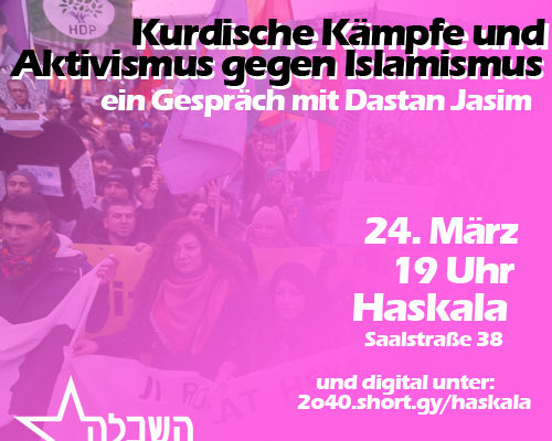 Veranstaltung Kurdische Kämpfe und Aktivismus gegen Islamismus