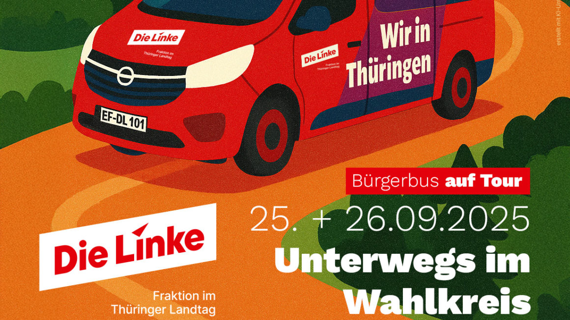 🚌 Für euch auf Achse! 🙌 – Unterwegs im Wahlkreis am 25. und 26. September