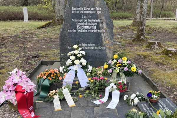 Gedenken zum 81. Jahrestag der Befreiung des KZ-Außenlagers Laura bei Lehesten